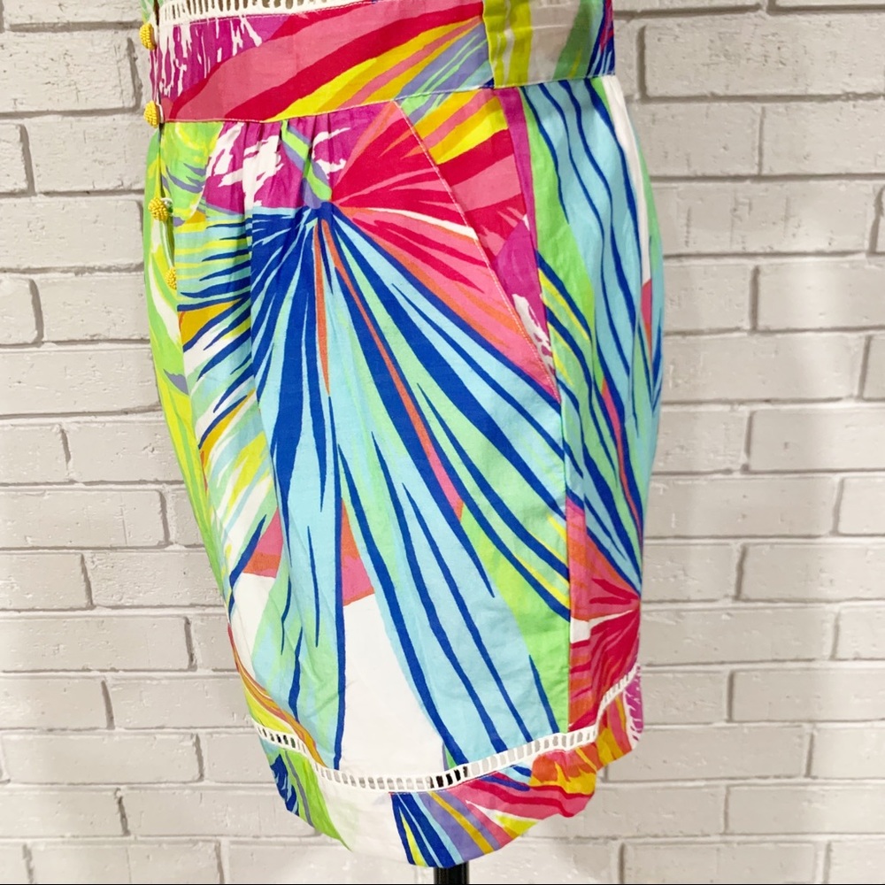Farm Rio Women’s Rainbow Leaves Cotton Romper - Picture 6 of 13